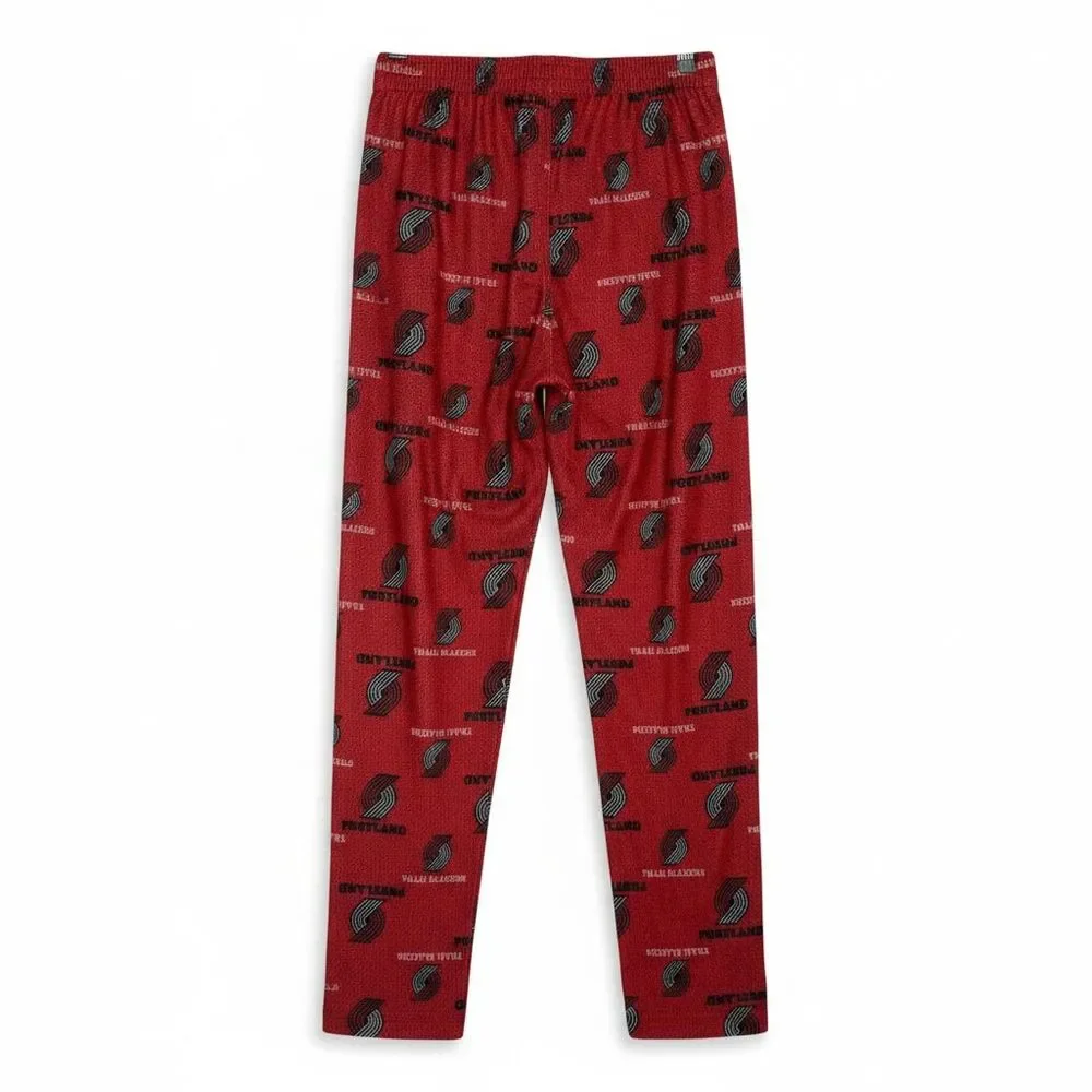 NBA Portland Trail Blazers Basketball Flannel Pajama Pants Girl Youth L 12 14